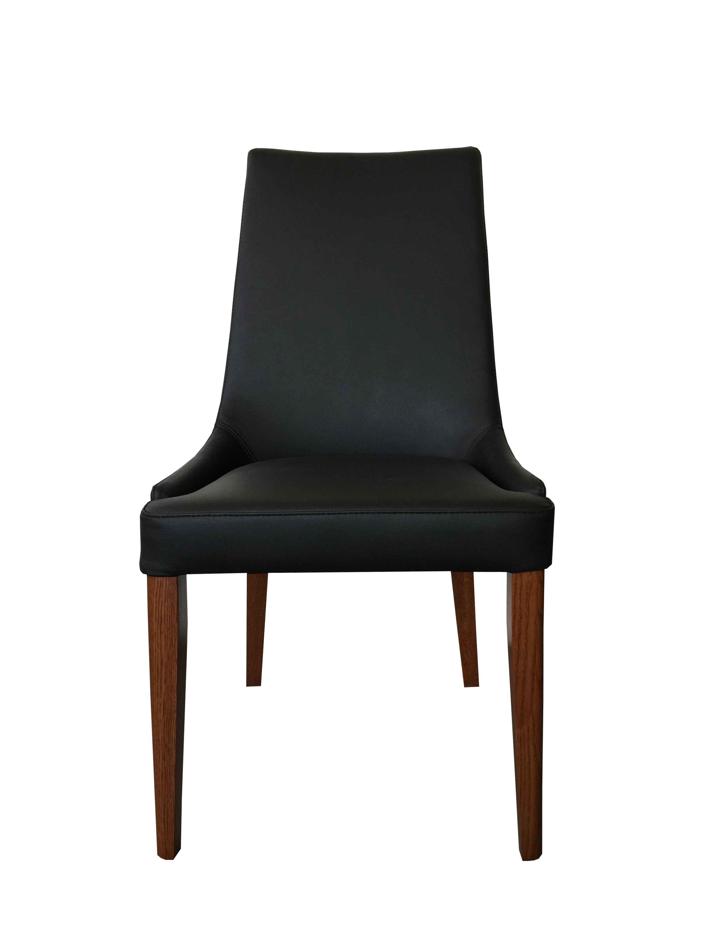 leather chair black