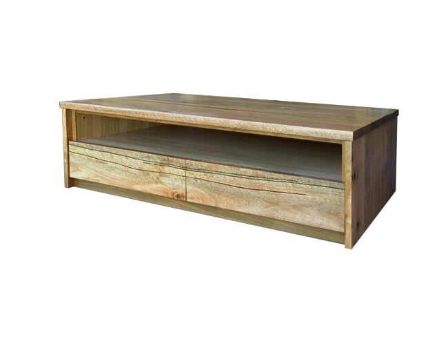 henly deluxe coffee table in spotted gum